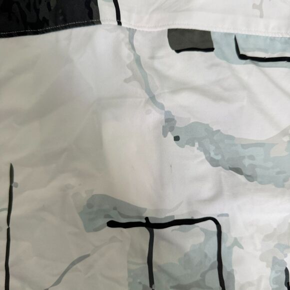 Porter & Ash Men's Abstract Print Kinetic Stretch Button Up Performance Size S - Picture 11 of 11